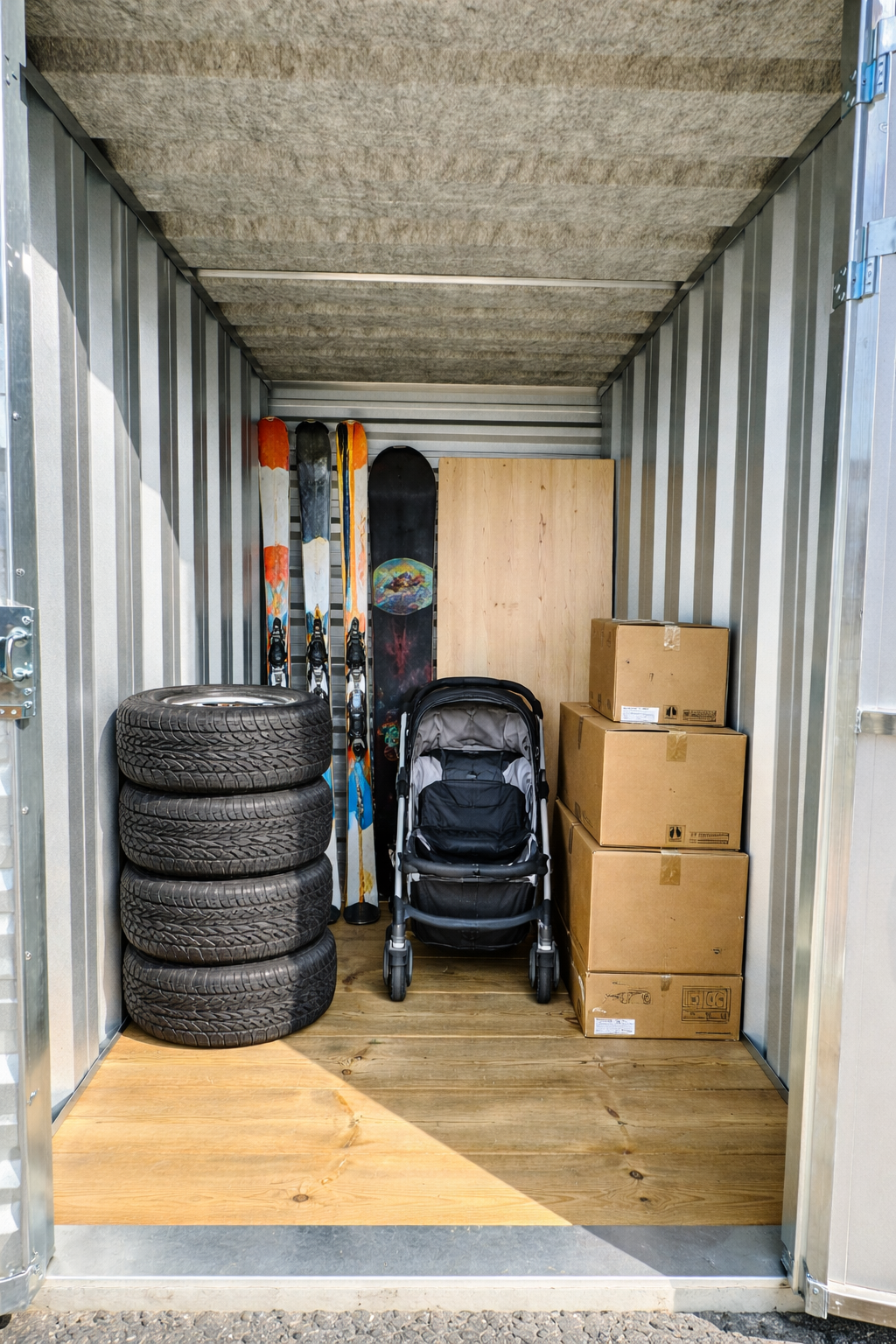 Wizualizacja co zmieści się na powierzchni 3mkw w magazynie na wynajem w Wałbrzychu