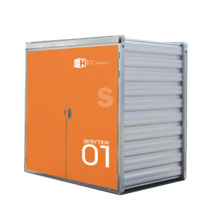 Kontener magazynowy w rozmiarze S