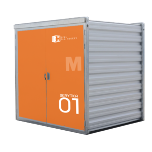 Kontener magazynowy w rozmiarze M