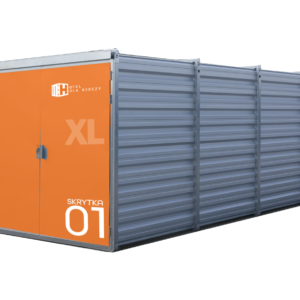 Kontener magazynowy w rozmiarze XL